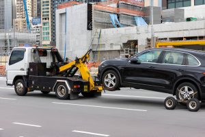 Tow truck in Hong Kong
